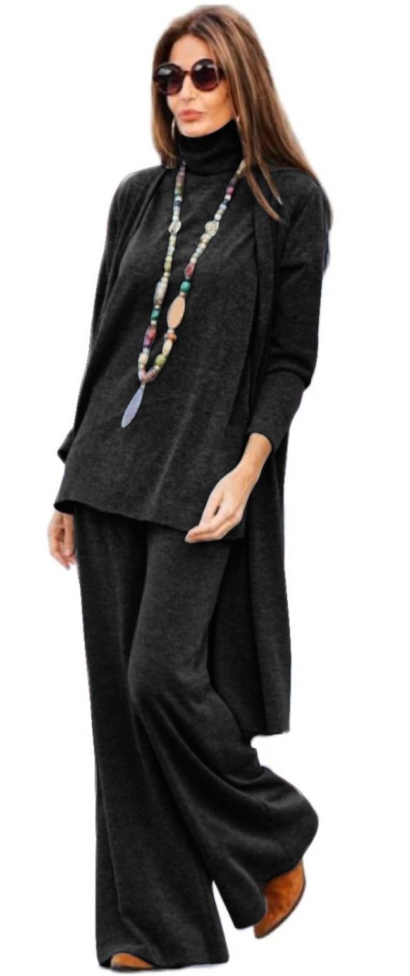 Completo Cardigan, Maglia & Pantalone "Diana"