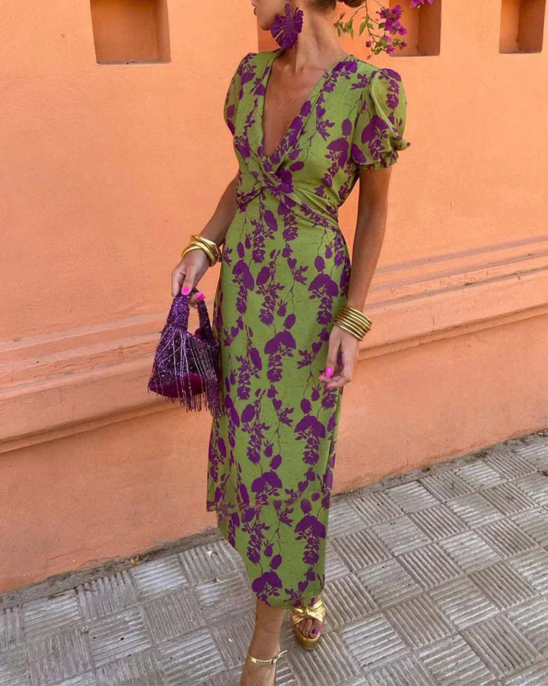 Lieke™ - Robe d'été colorée