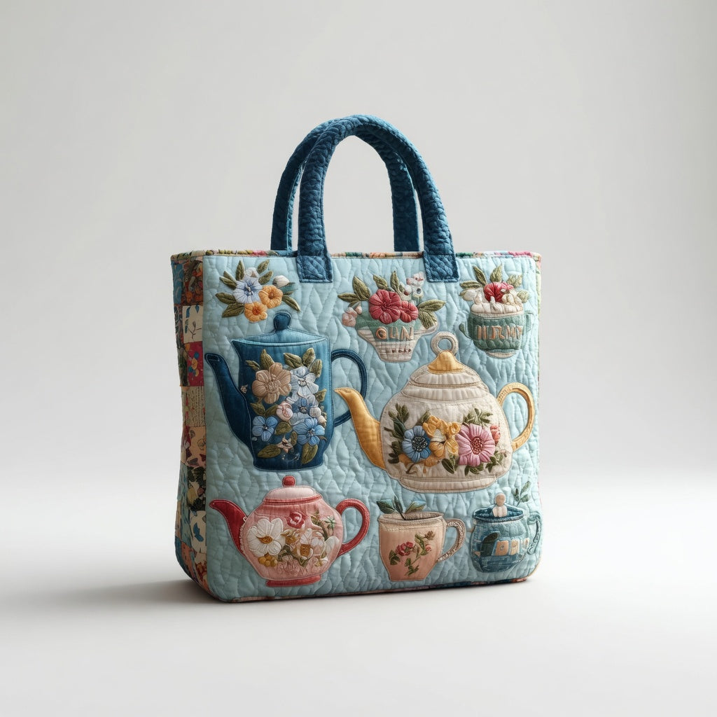 Sac Tote Artisan - Motif Floral