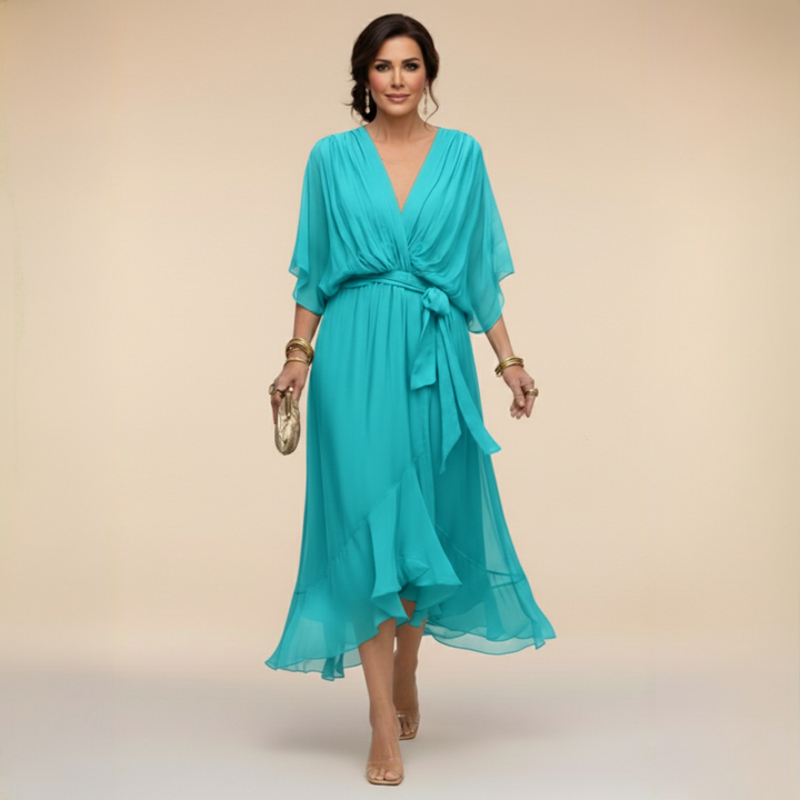 Monica — Robe longue fluide et élégante