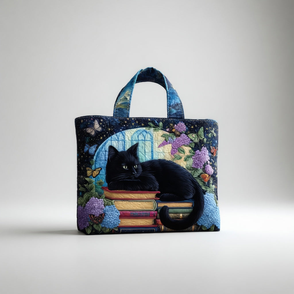 Sac Artisan - Chat Noir sur Livres