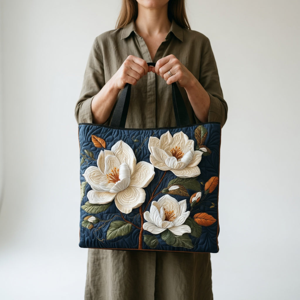 Sac Tote Artisan - Magnolia Délicate