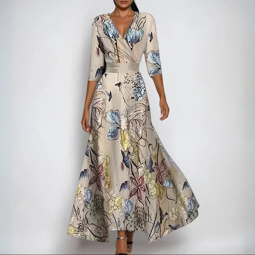 Sanne™ - Robe confortable avec des manches trois-quarts