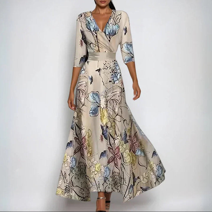 Sanne™ - Robe confortable avec des manches trois-quarts
