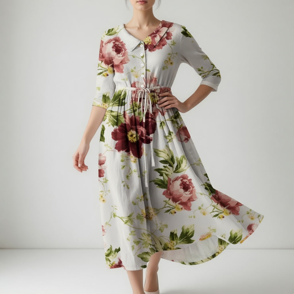 Ésméraline - Robe Florale Confortable