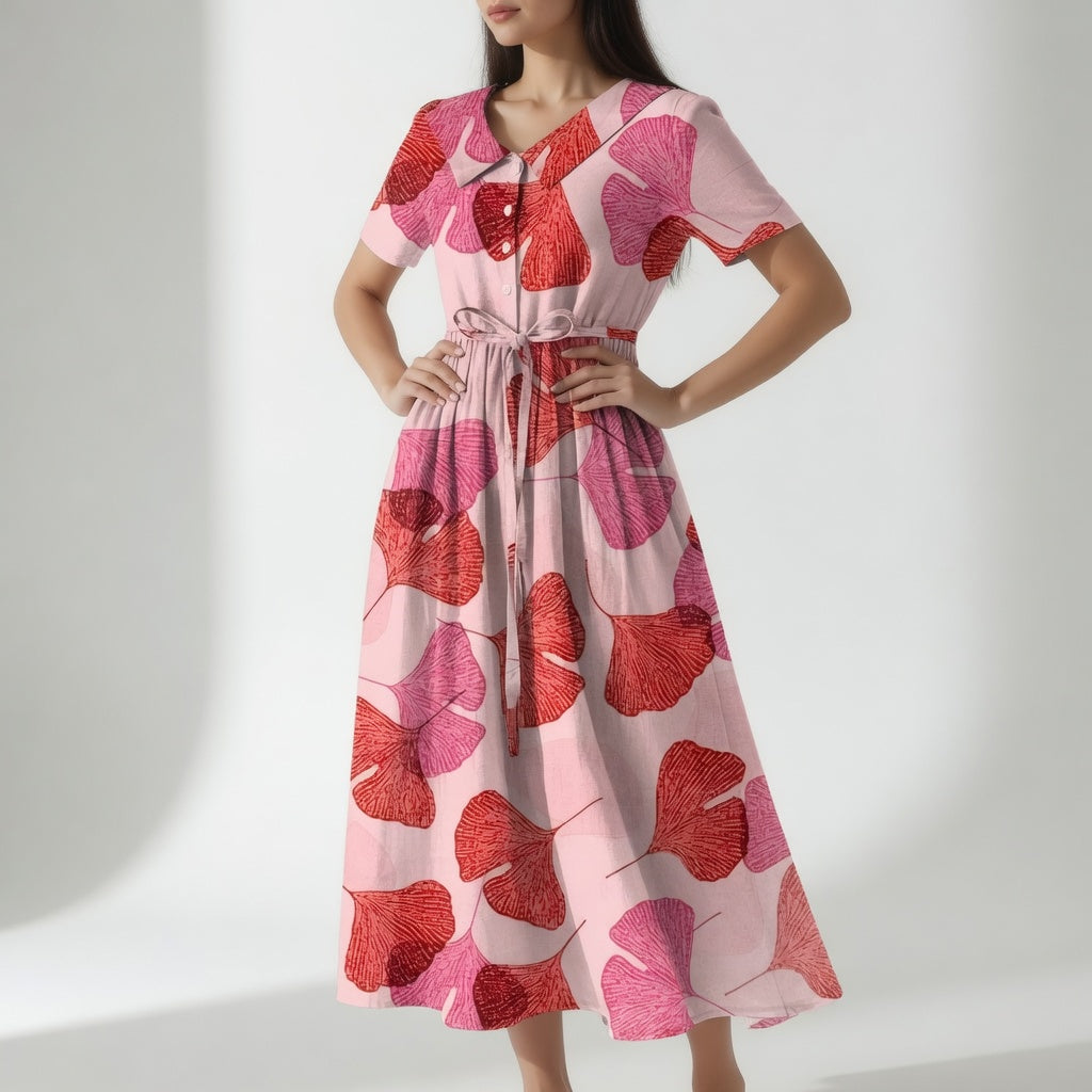Valentia- Robe Florale Élégante