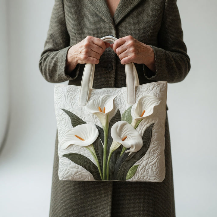 Sac Tote Artisan - Lys Blanc