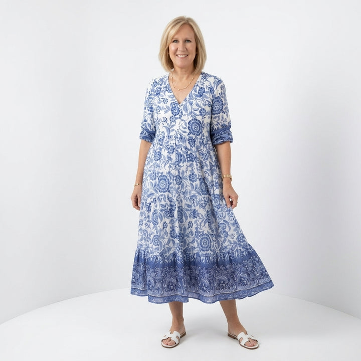 Nalani - Robe Midi Florale Douce