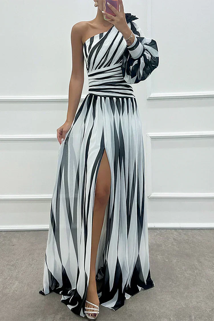 Fenna™ - Robe Longue Élégante à Une Épaule