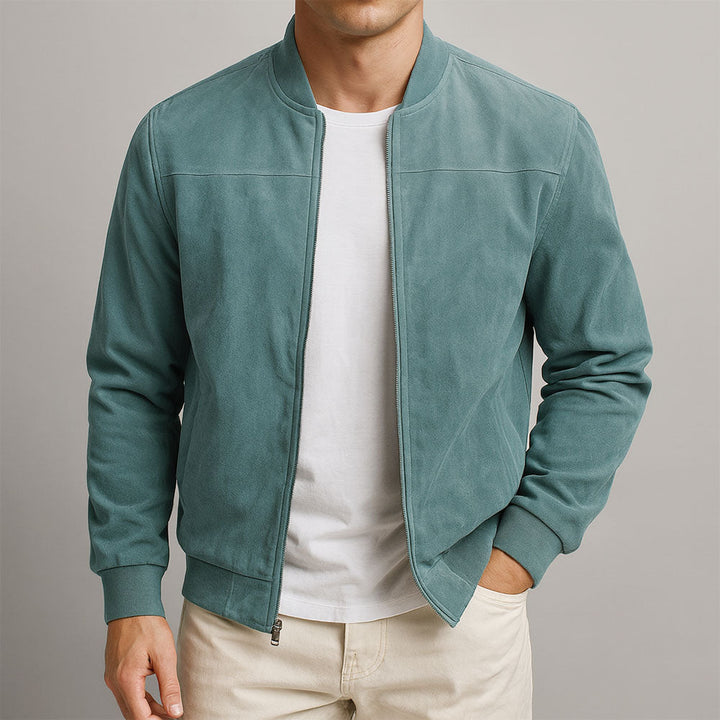 Marceaux™ – Le Blouson en Suède Authentique pour Homme