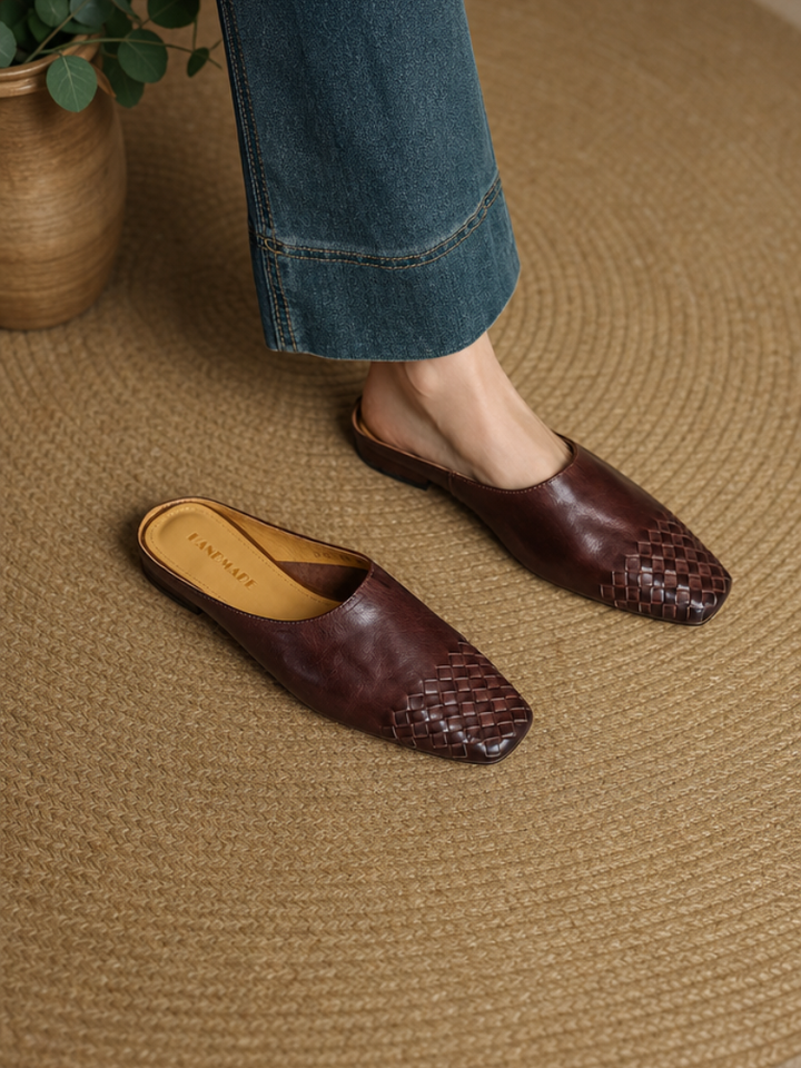 Richie | Mules Intrecciate à Pointe