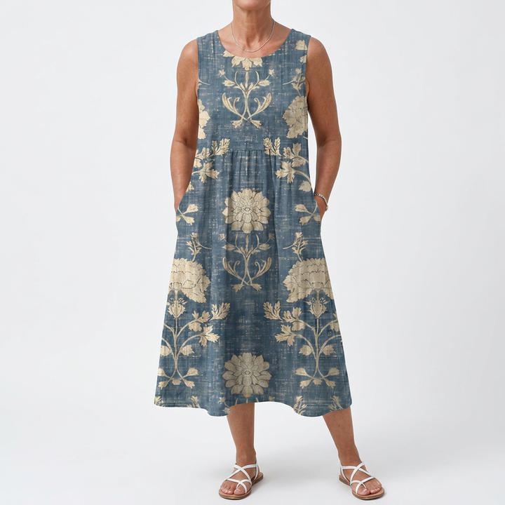 Kailo - Robe Midi Fleurie Décontractée