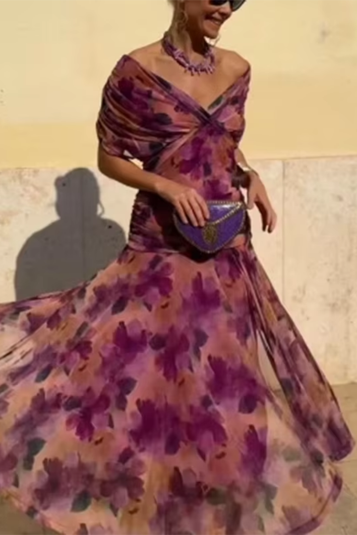 Lady™ - Robe portefeuille à coupe drapée
