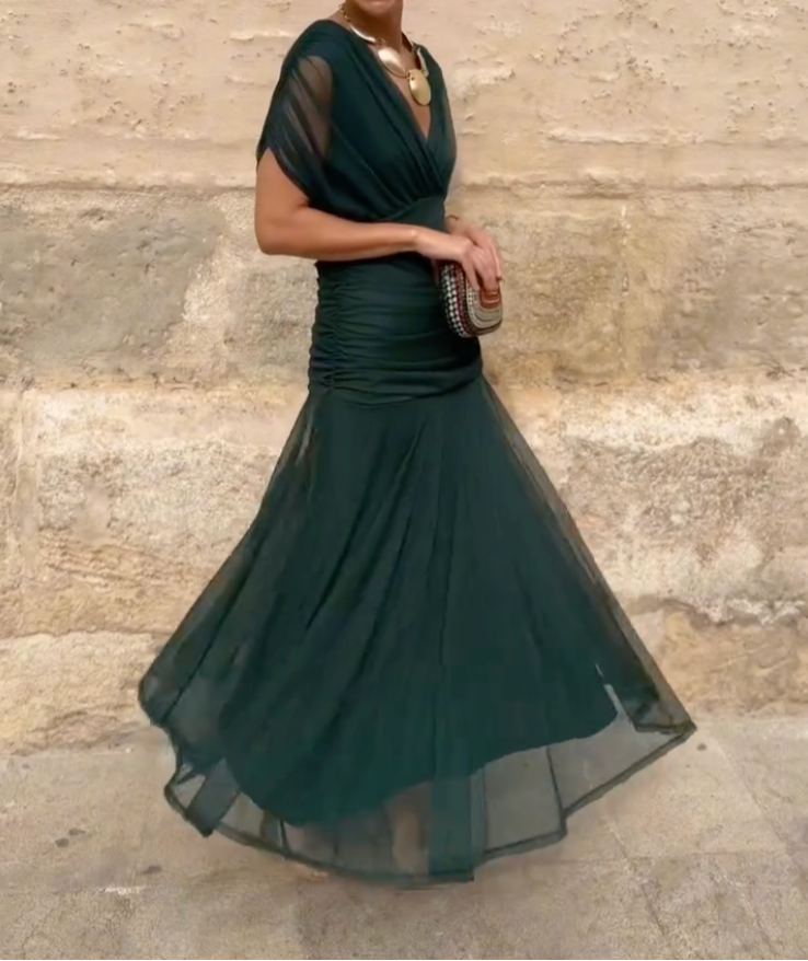 Lady™ - Robe portefeuille à coupe drapée