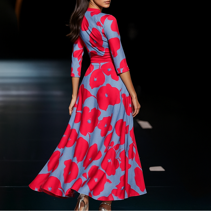 Sanne™ - Robe confortable avec des manches trois-quarts