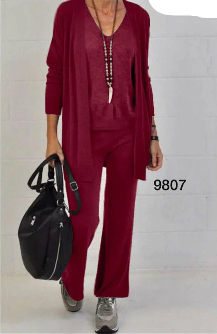 Completo Cardigan, Maglia & Pantalone "Trilly" X3