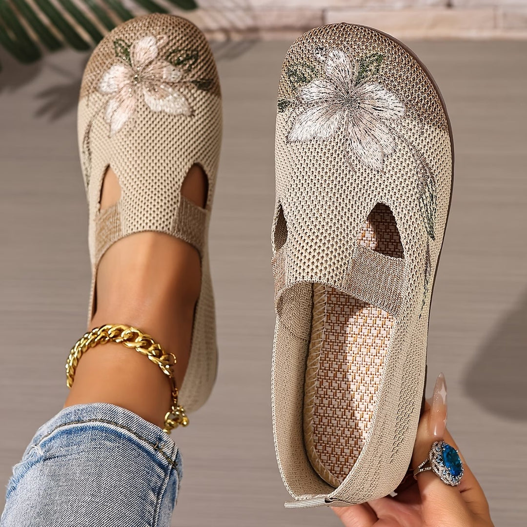 Rosalie™ — Ballerines ergonomiques élégantes à motif floral