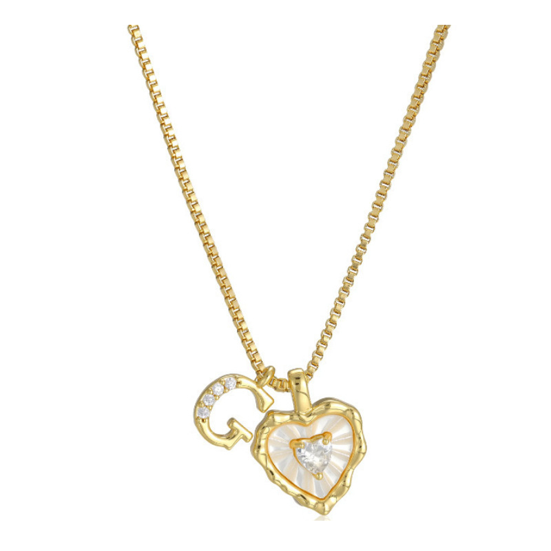Zorélisse™ — Collier cœur initiale élégance personnalisée