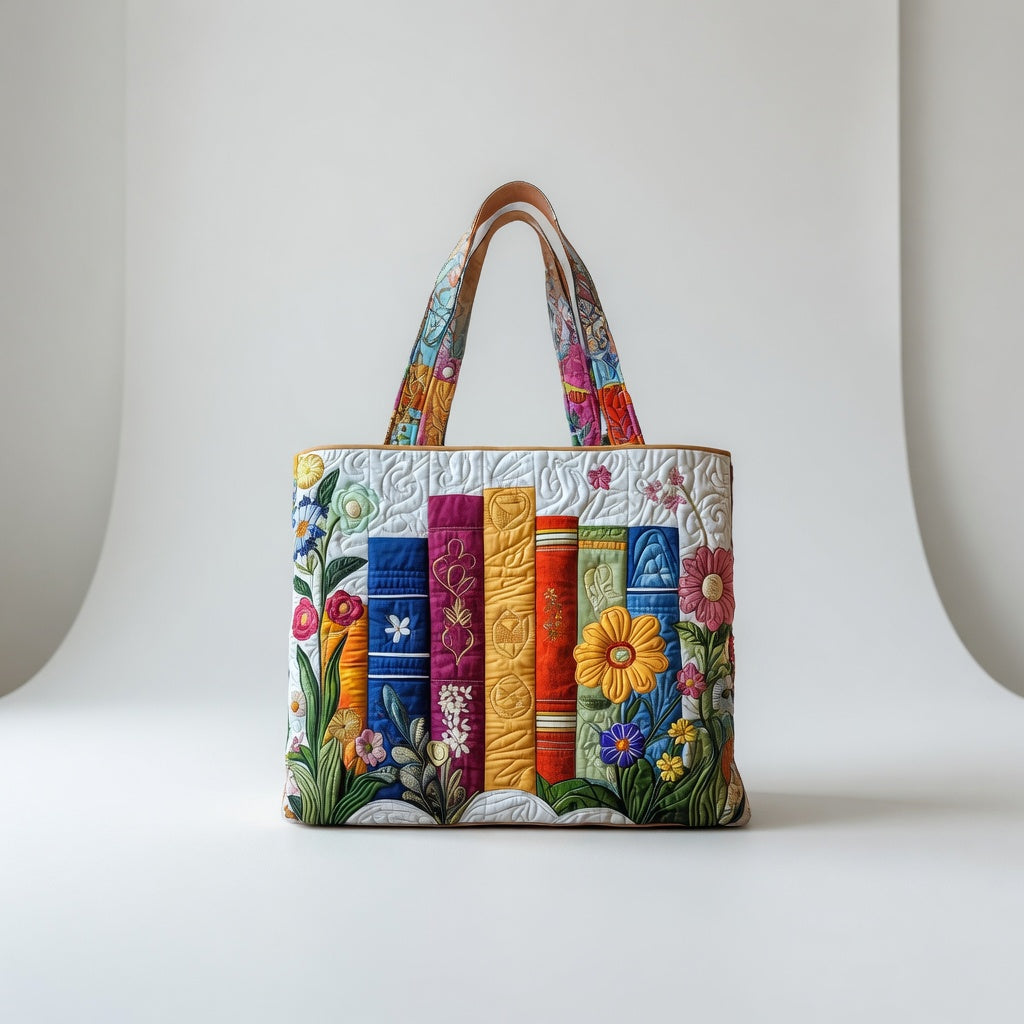 Sac Tote Artisan - Bibliothèque Florale