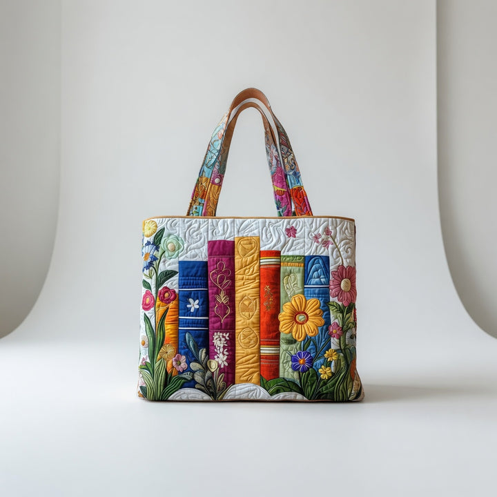 Sac Tote Artisan - Bibliothèque Florale