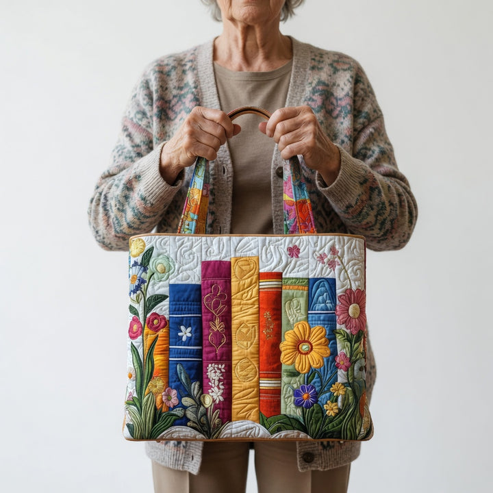 Sac Tote Artisan - Bibliothèque Florale