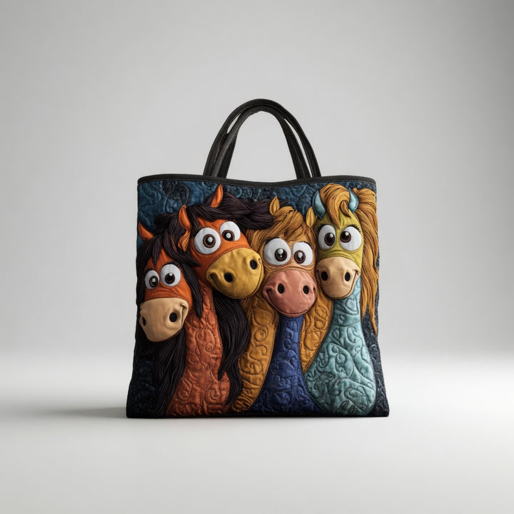 Sac Tote Artisan - Poneys Ludiques