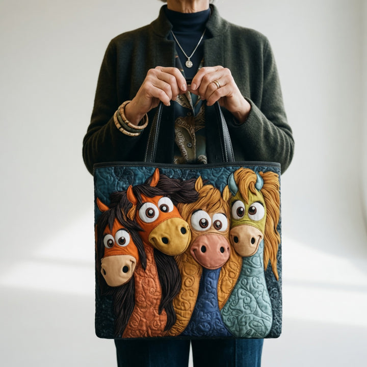 Sac Tote Artisan - Poneys Ludiques