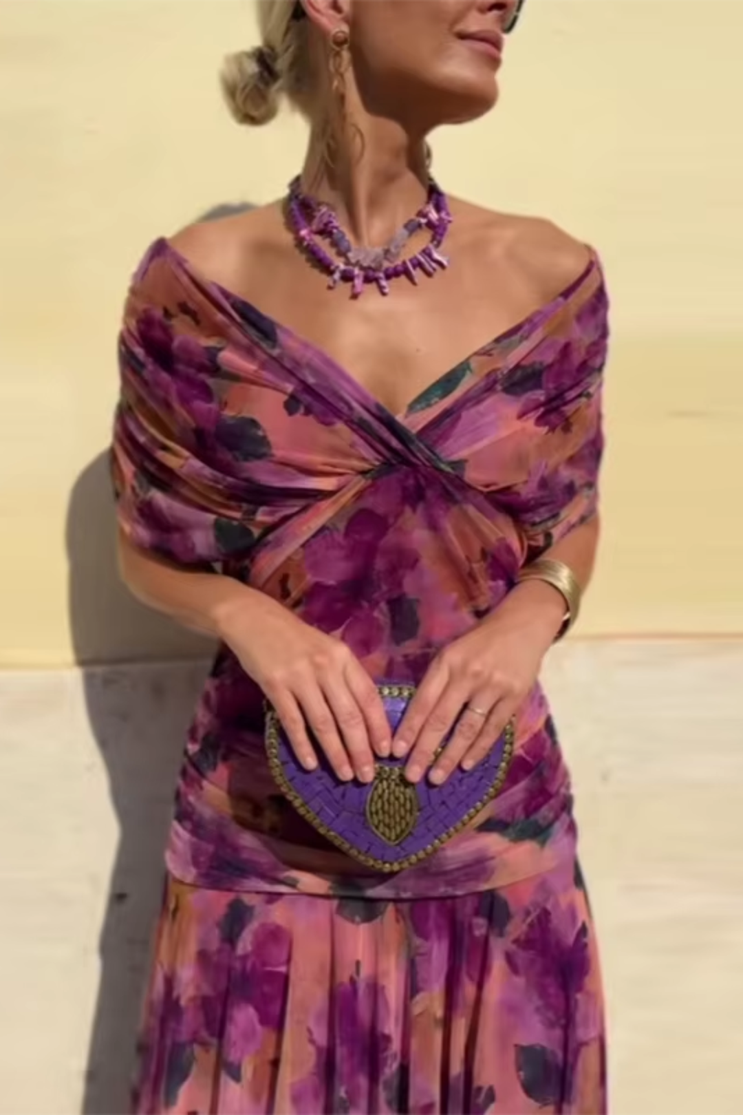 Lady™ - Robe portefeuille à coupe drapée