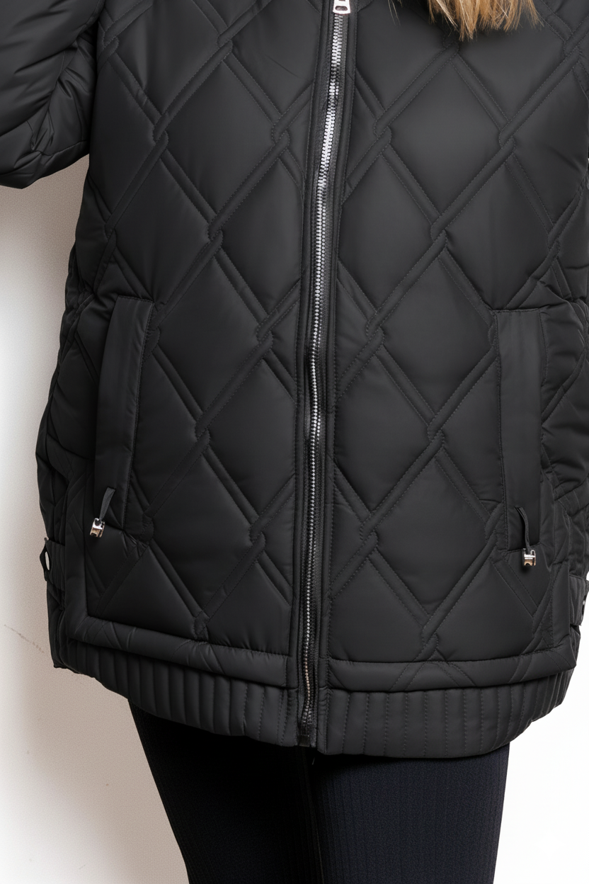 Éliane™ | Veste d’hiver chaude, légère et imperméable Plus Size