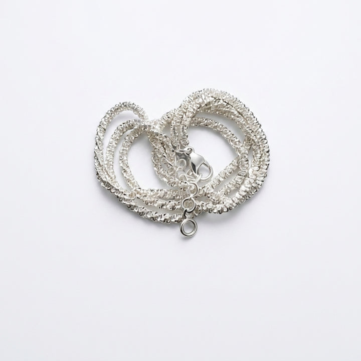 Dorelle™ — Bracelet de cheville double chaîne doré et argent élégance minimaliste