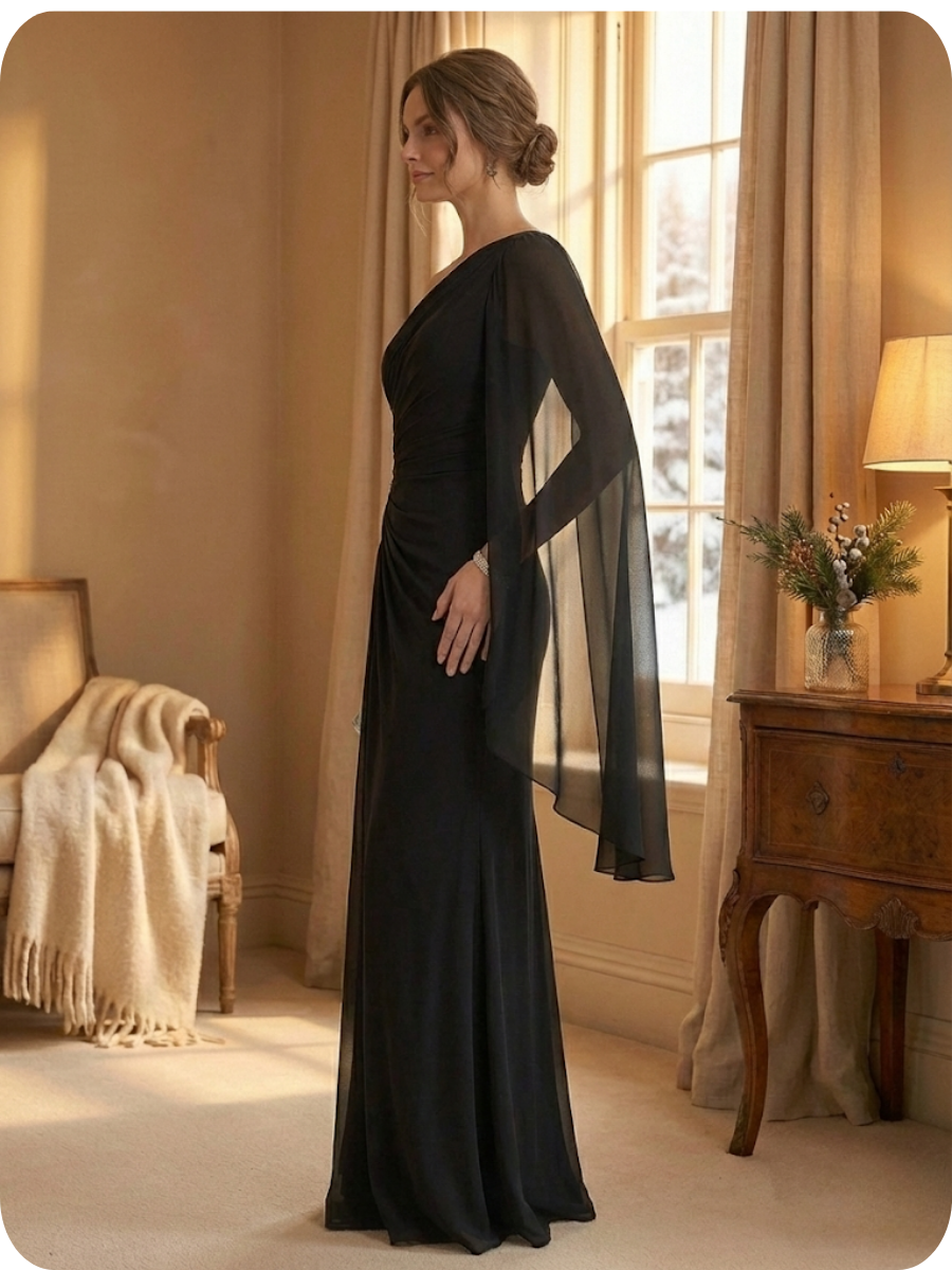 Éléonore™ — Robe maxi fluide aux lignes raffinées