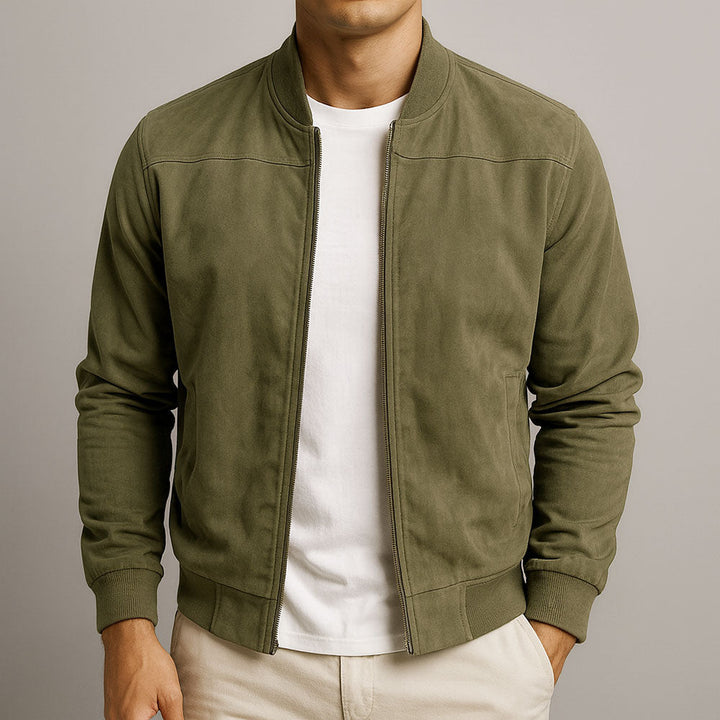 Marceaux™ – Le Blouson en Suède Authentique pour Homme