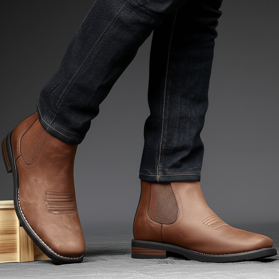 Léonard™ | Bottines Élégantes et Solides pour Homme