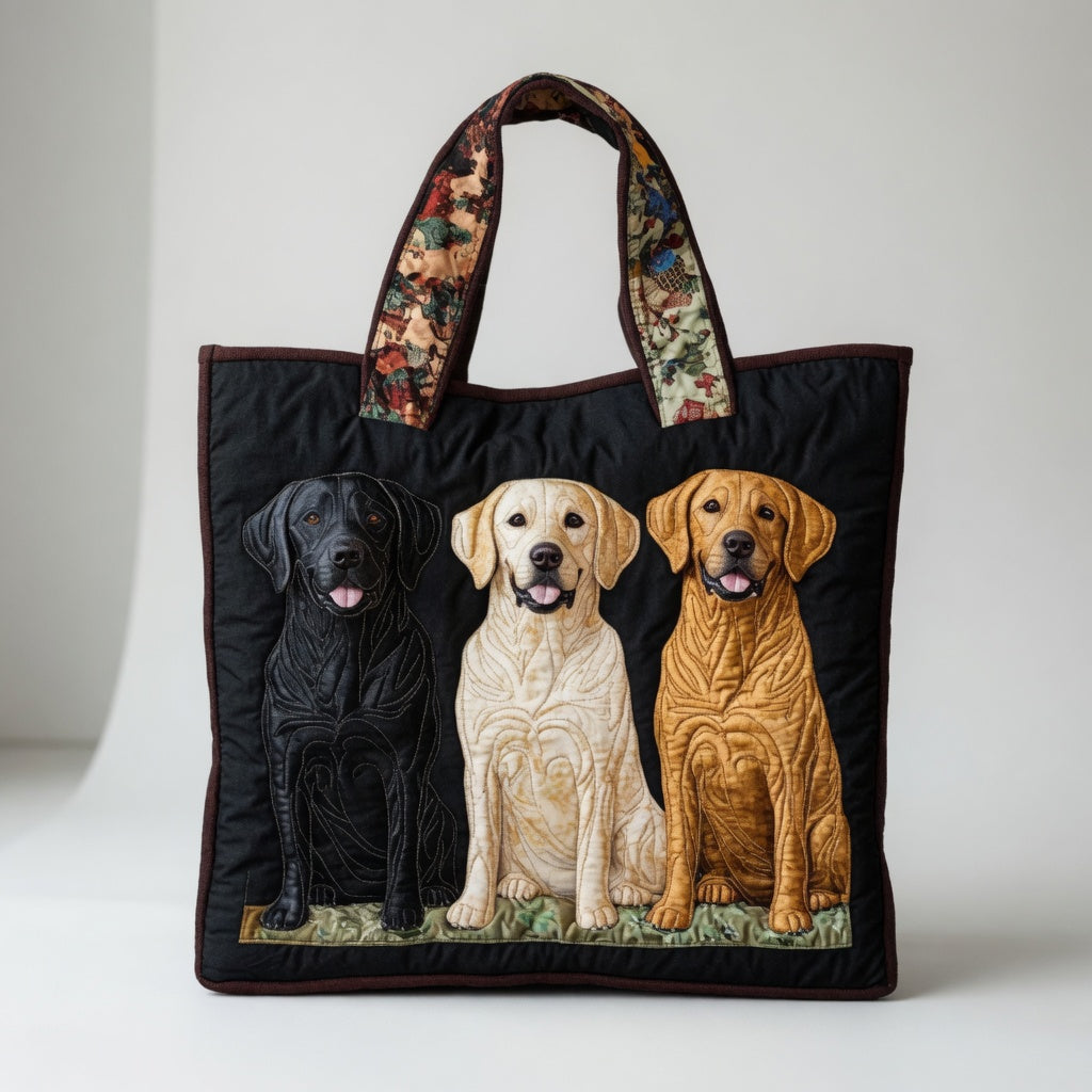 Sac Tote Artisan - Trois Labradors