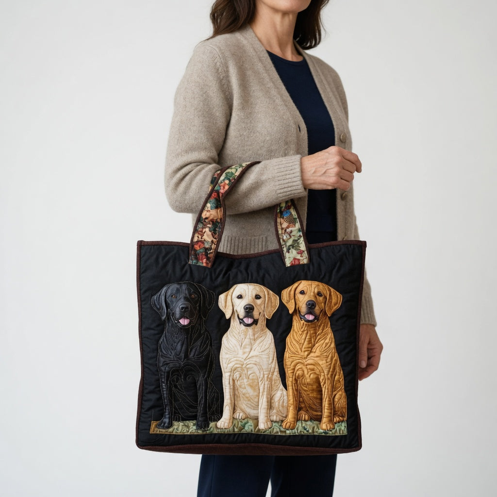 Sac Tote Artisan - Trois Labradors