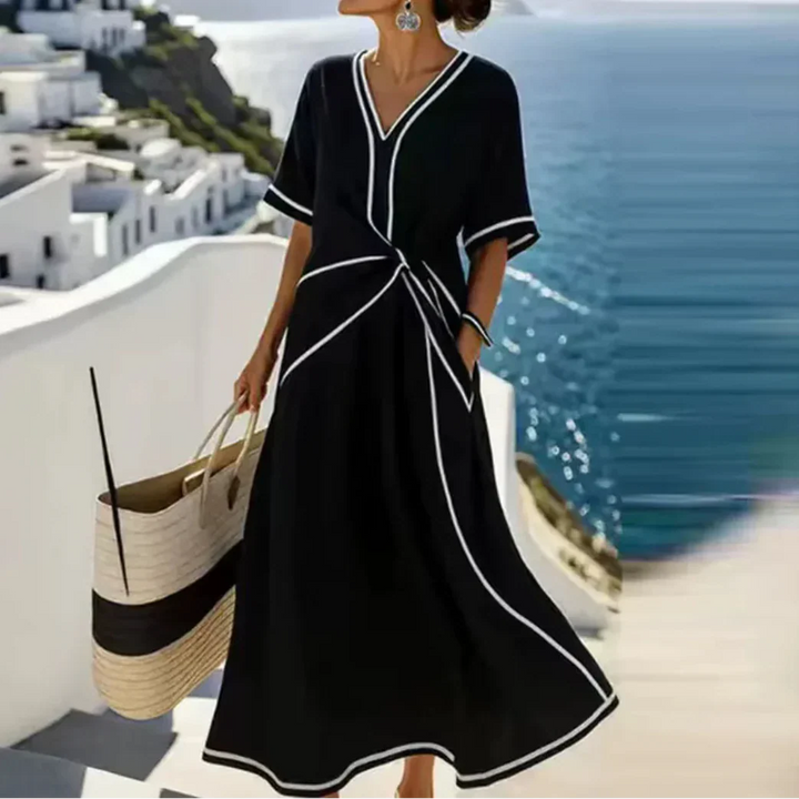 Moria™ - Robe élégante avec taille flatteuse et chic festif