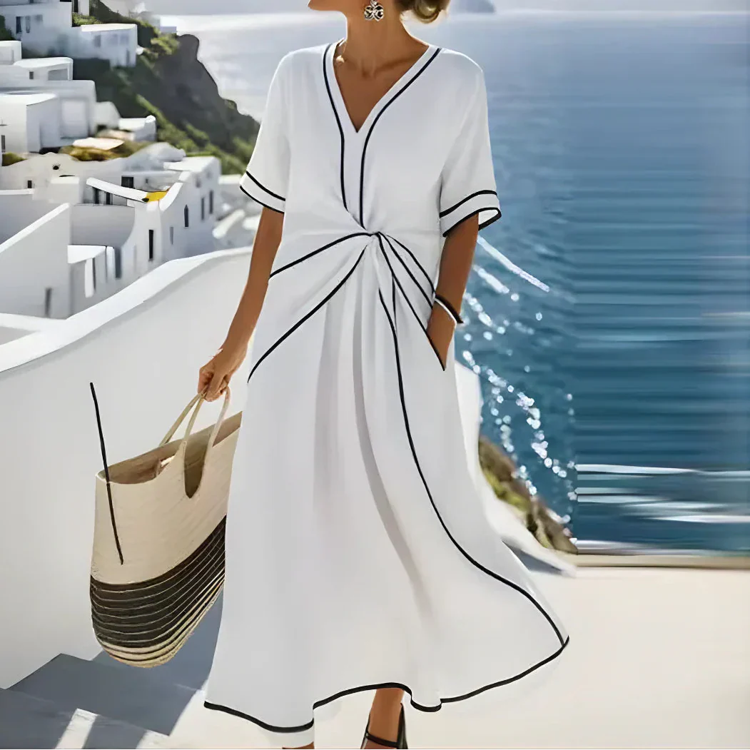 Moria™ - Robe élégante avec taille flatteuse et chic festif