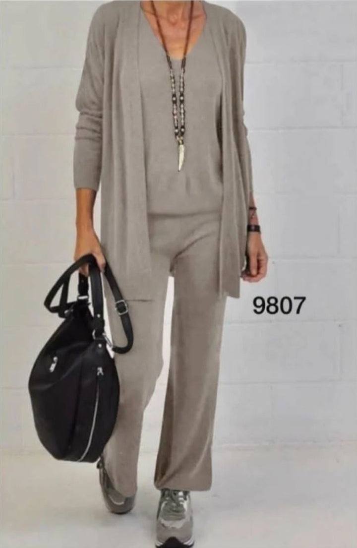 Completo Cardigan, Maglia & Pantalone "Trilly" X3