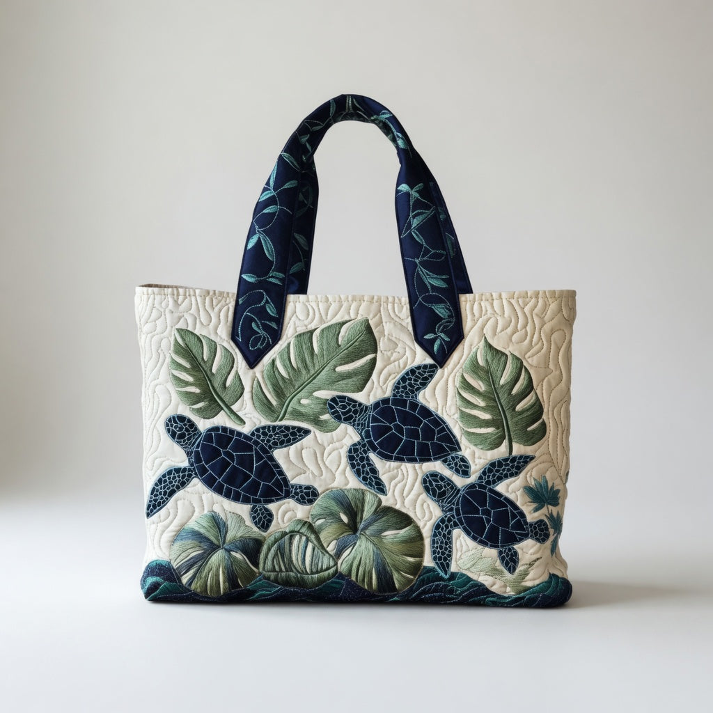 Tote Artisan - Grâce de la Tortue de Mer