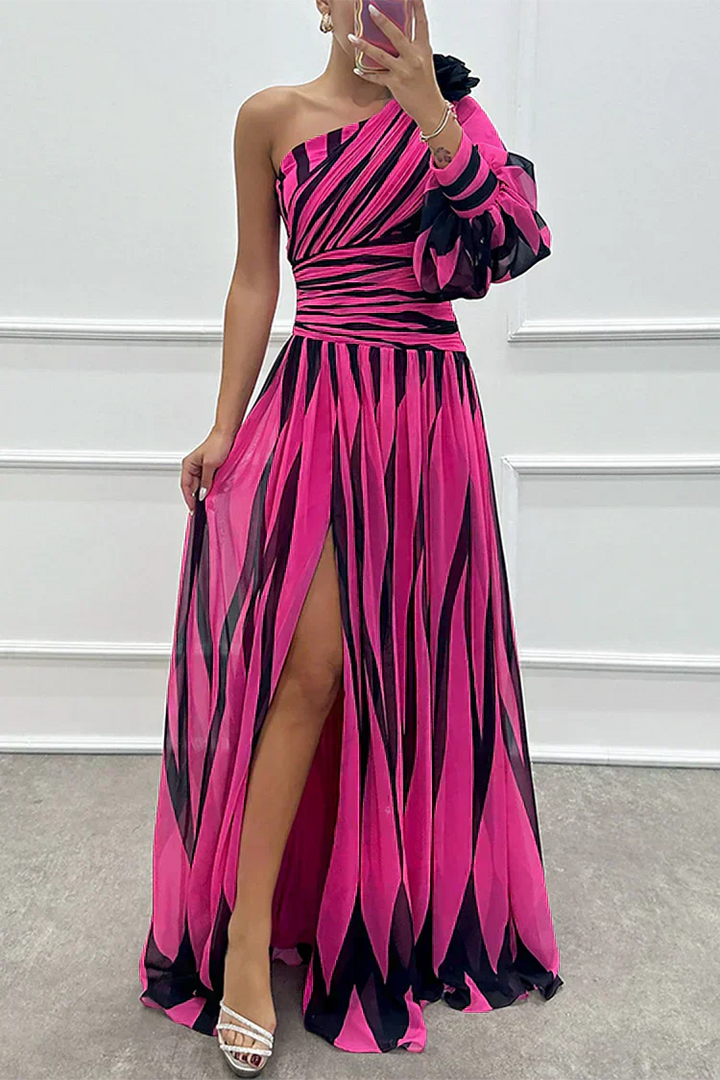 Fenna™ - Robe Longue Élégante à Une Épaule
