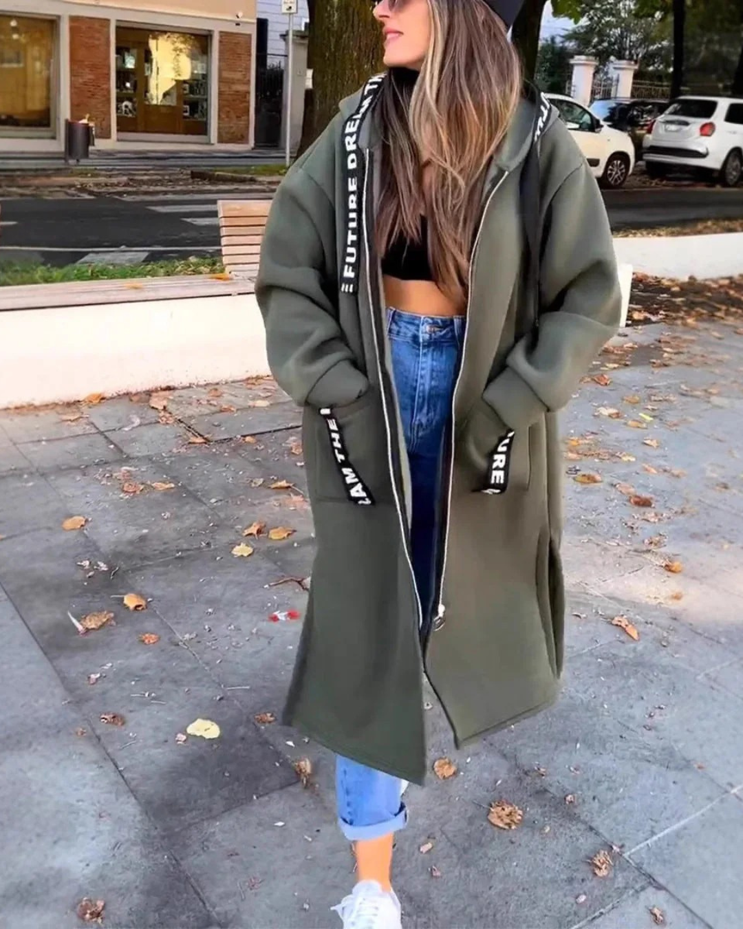 Marie-Claire™ | Sweat à capuche long et élégant