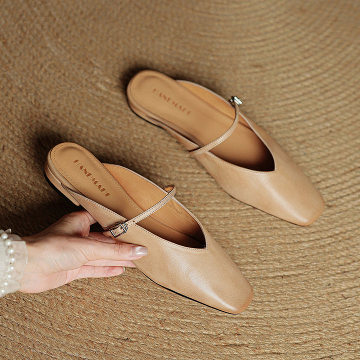 Carol | Mules Mary Jane à Bout Carré