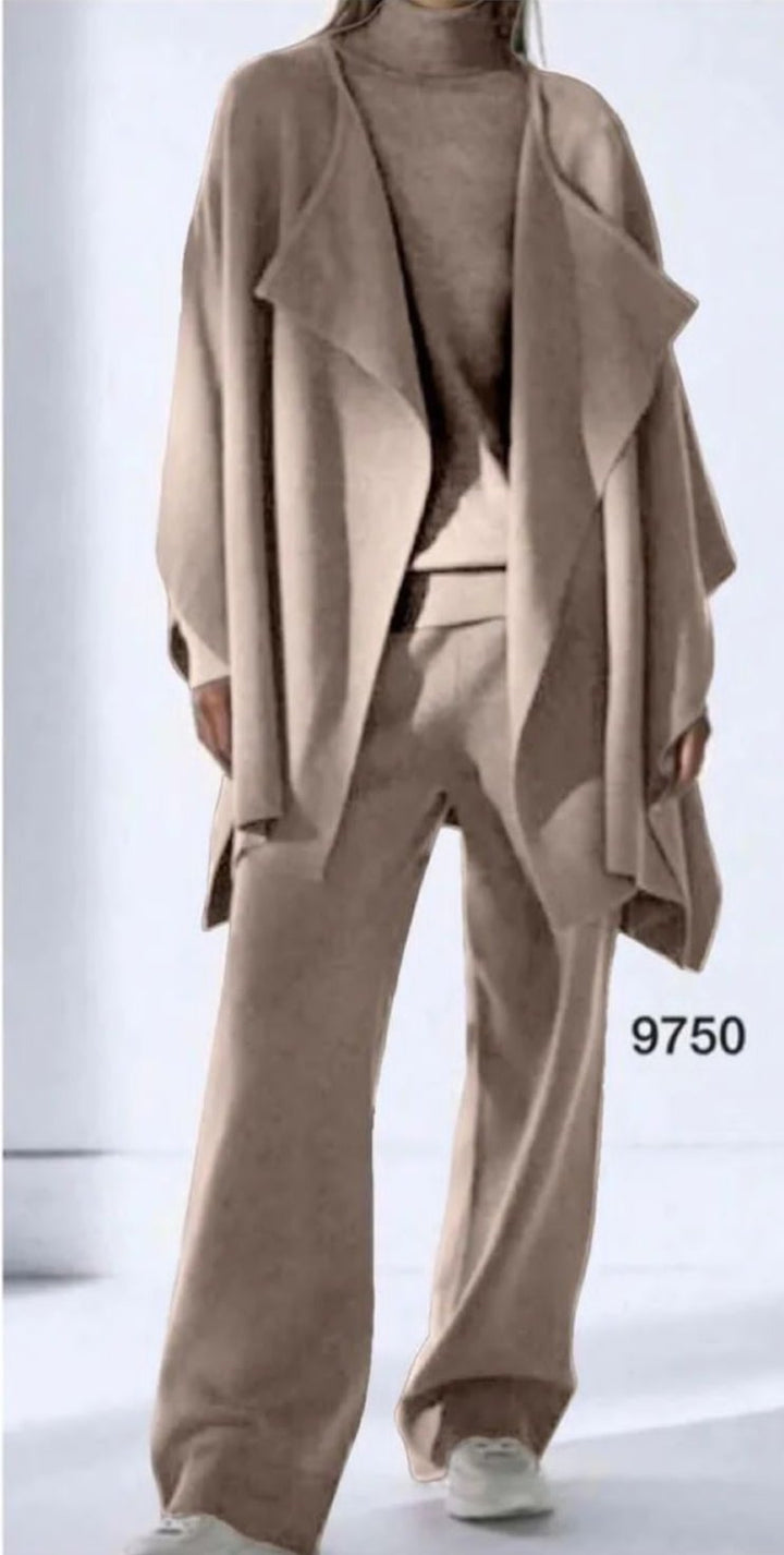 Completo Donna 3 Pezzi “Danny” in Maglia Morbida – Taglie 38–60