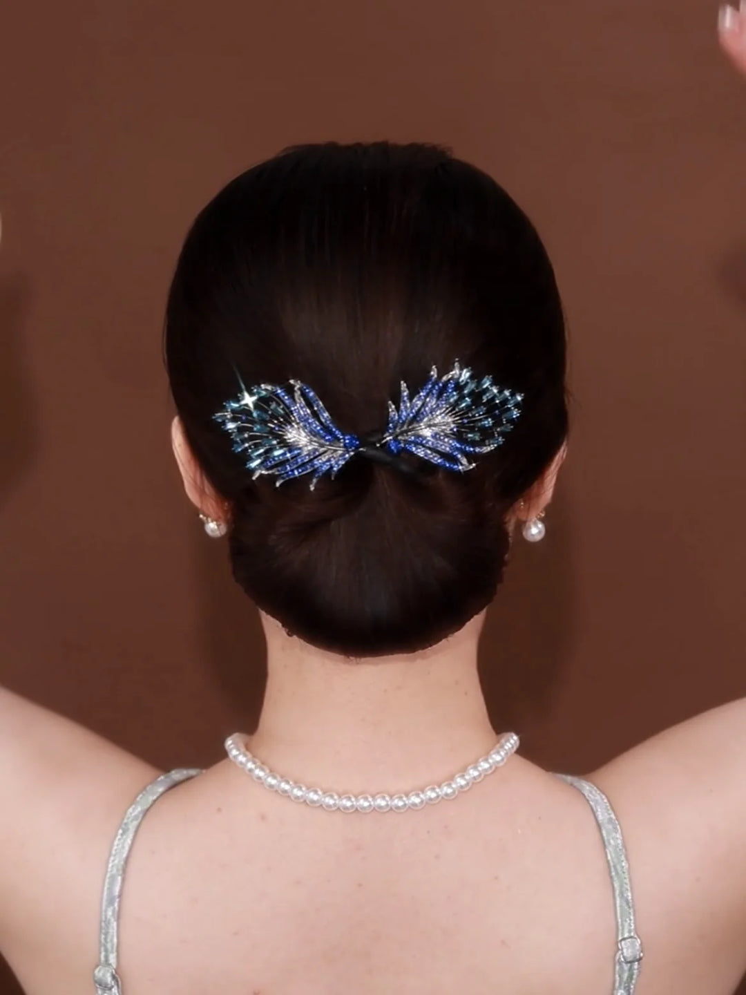 Victoire™ — Pince cheveux plume élégante raffinée