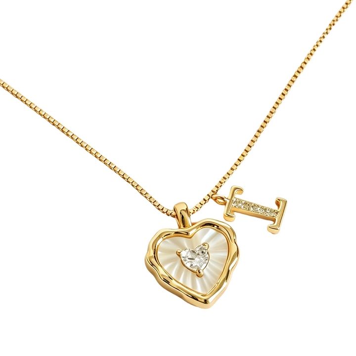 Zorélisse™ — Collier cœur initiale élégance personnalisée
