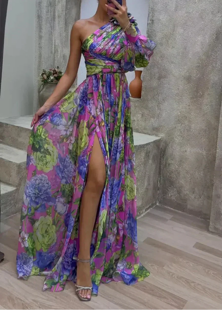 Maud™ - Robe Élégante à Manches Longues