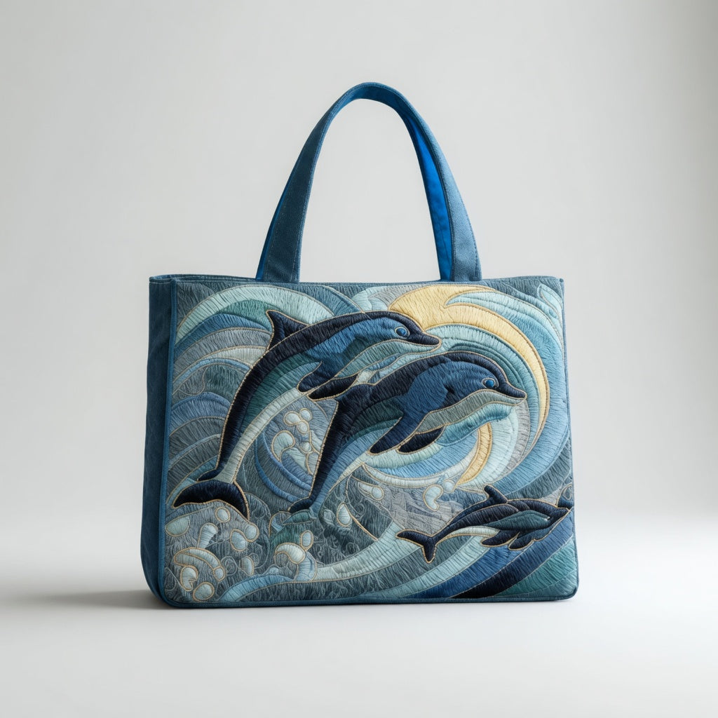 Sac Tote Artisan - Dauphin Océan
