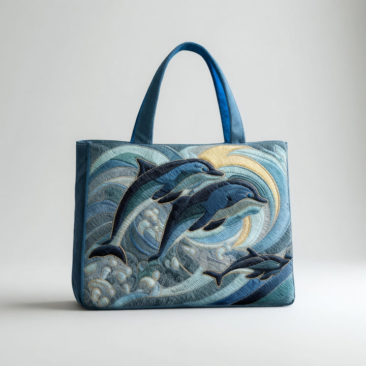 Sac Tote Artisan - Dauphin Océan
