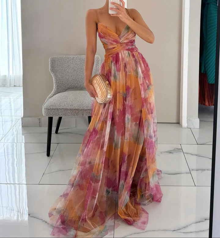 Sanne™ - Robe de Soirée Flottante et Romantique