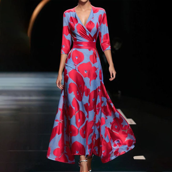 Sanne™ - Robe confortable avec des manches trois-quarts
